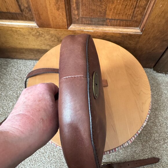 Fossil Brown Crossbody Leather Saddlebag - Picture 8 of 14